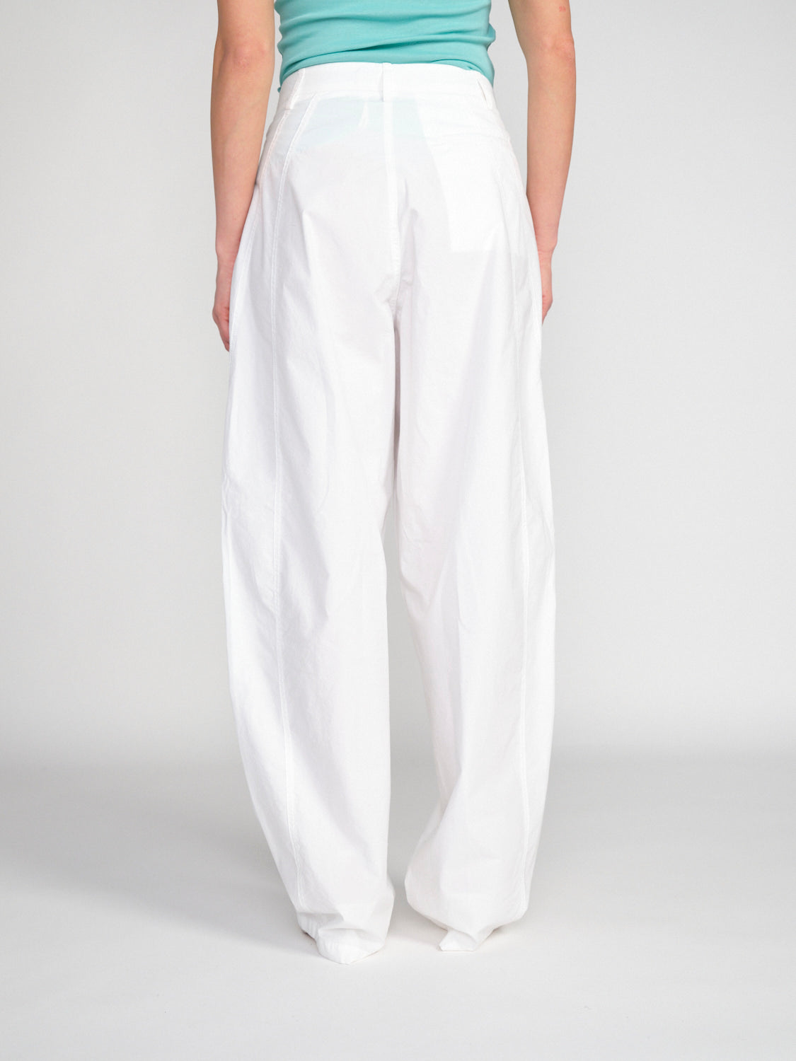 Phebe – Oversized Baumwoll-Wide-Leg-Hose