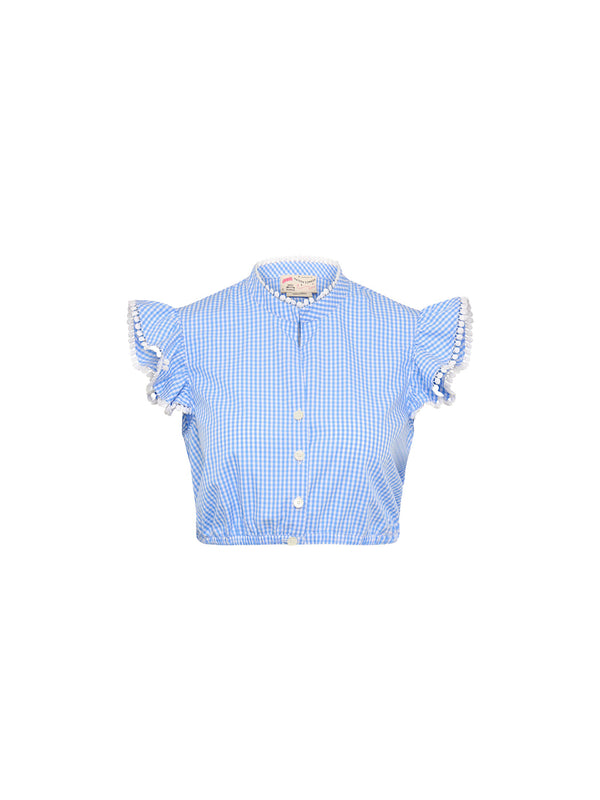 Dirndlbluse aus Baumwolle