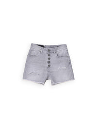 Denim-Shorts mit Rissen