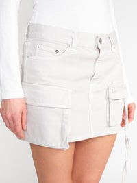 Baumwoll-Minirock im Cargo-Stil