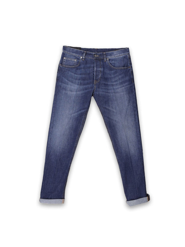 Jeanshose mit dunkler Waschung