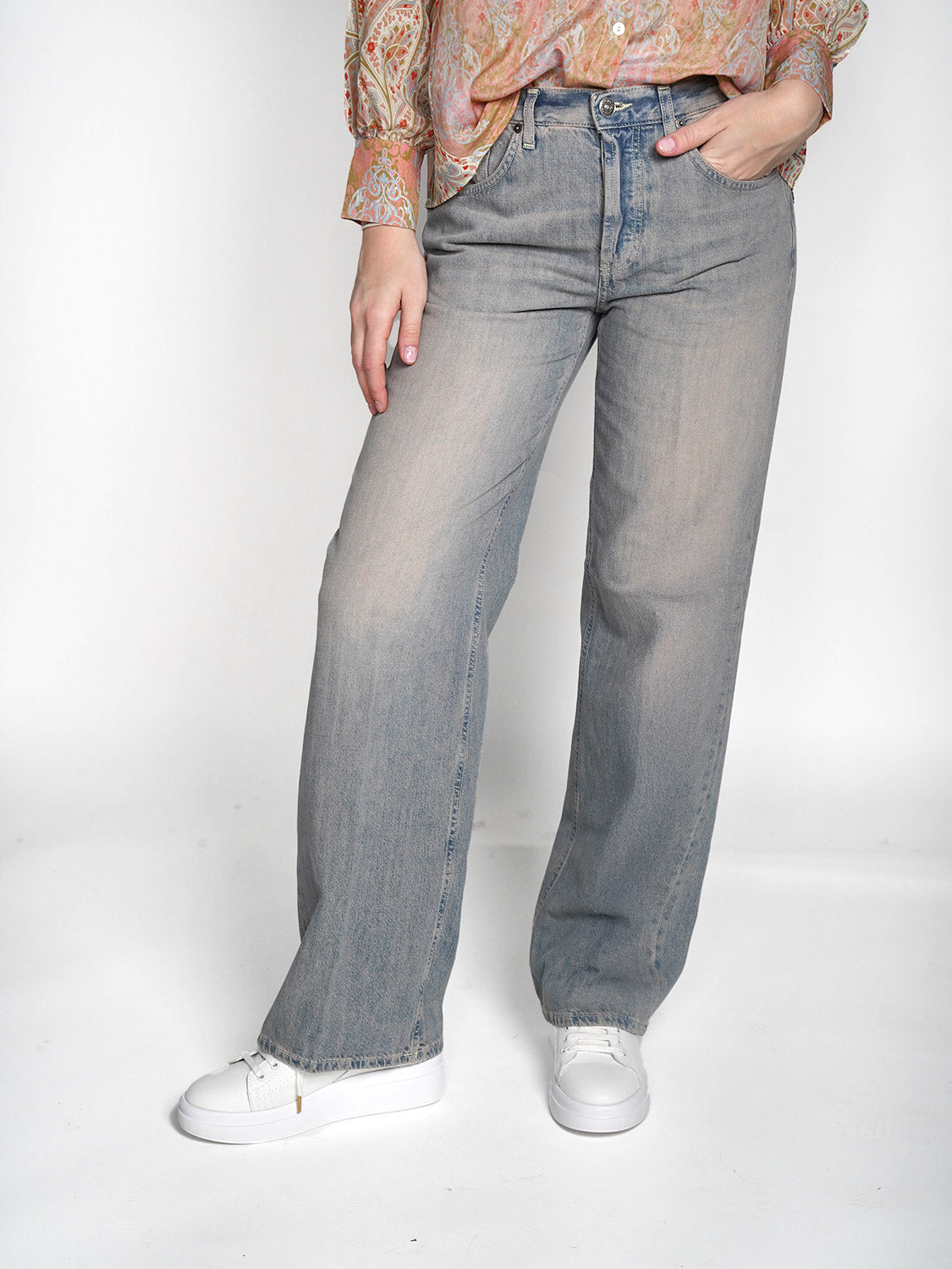 Pantalone Jacklyn – Verwaschene Denim Jeans