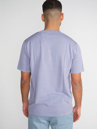 Lockeres Ripp-Strick T-Shirt aus Baumwolle