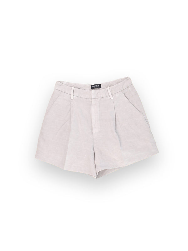 Shorts aus Baumwoll-Leinen-Mix