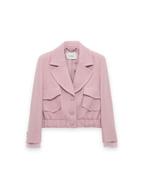 Layered Coolness – Cropped Blousonjacke