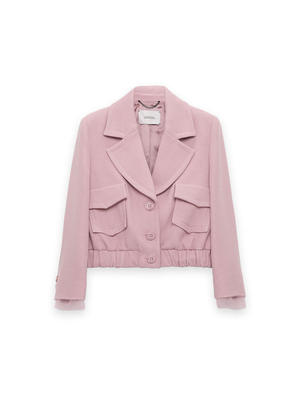 Layered Coolness – Cropped Blousonjacke