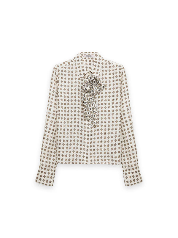 Graphic Dreams – Bluse aus Seidentwill