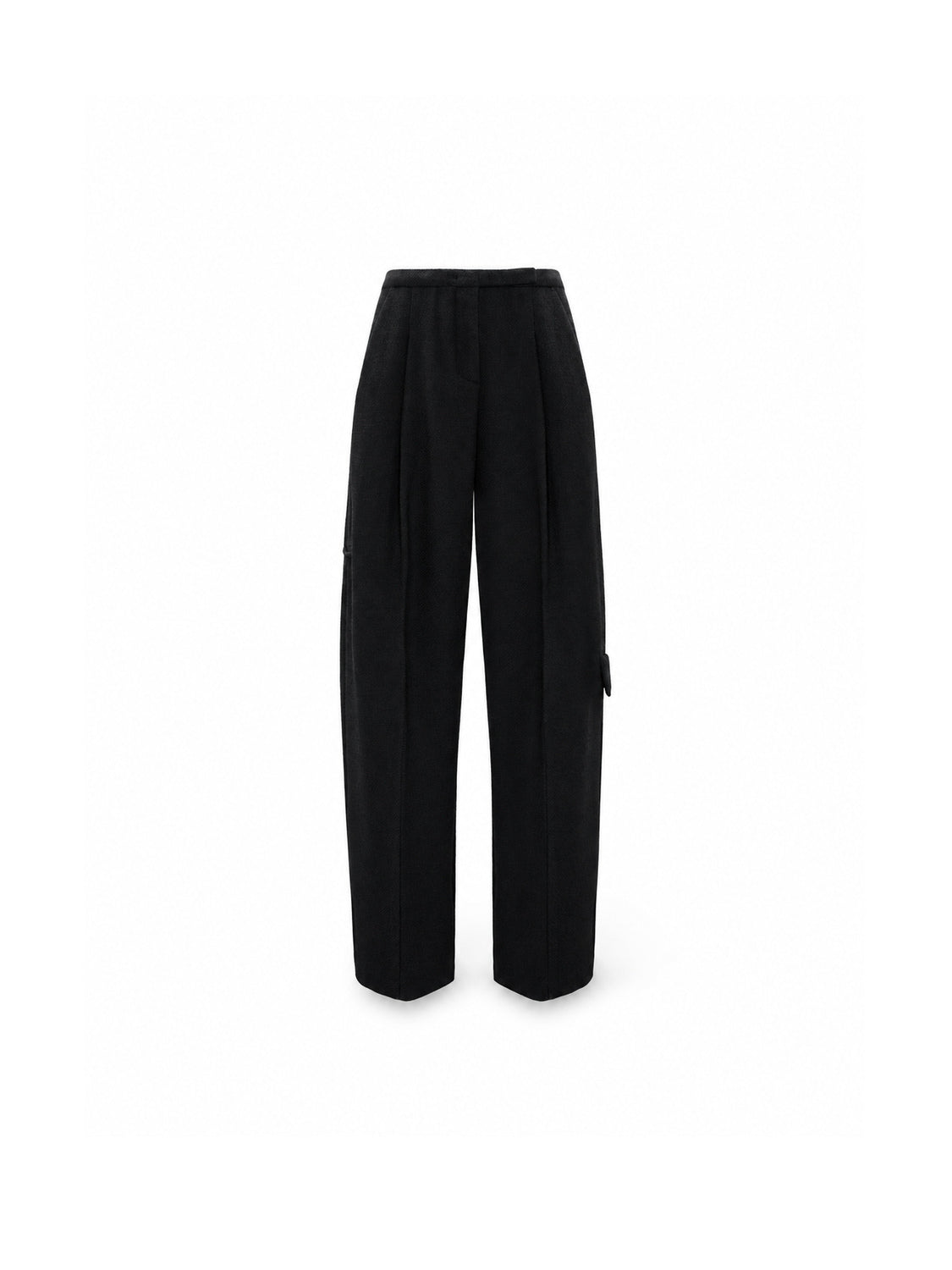 Dorothee Schumacher Modern Structure Bouclé-Hose im Barrel-Schnitt – Vorderansicht