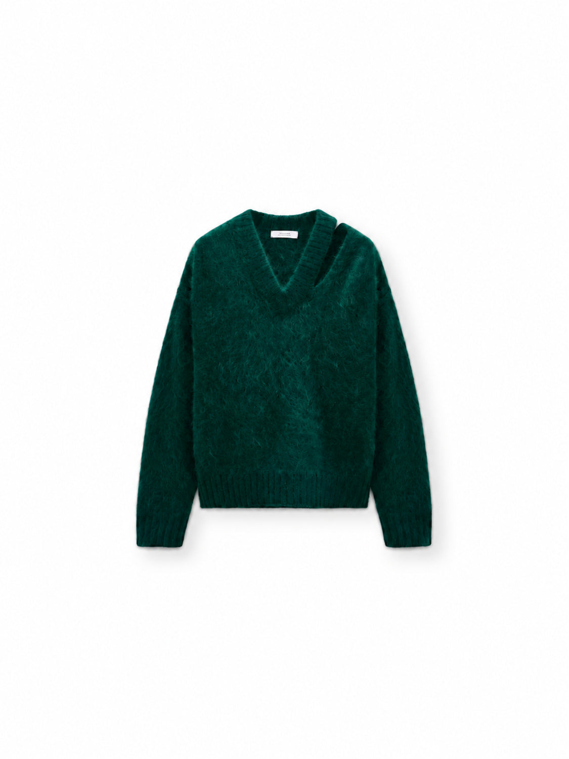 Dorothee Schumacher Fluffy Statements Pullover aus Merino und Kaschmir mit V-Ausschnitt – Vorderansicht