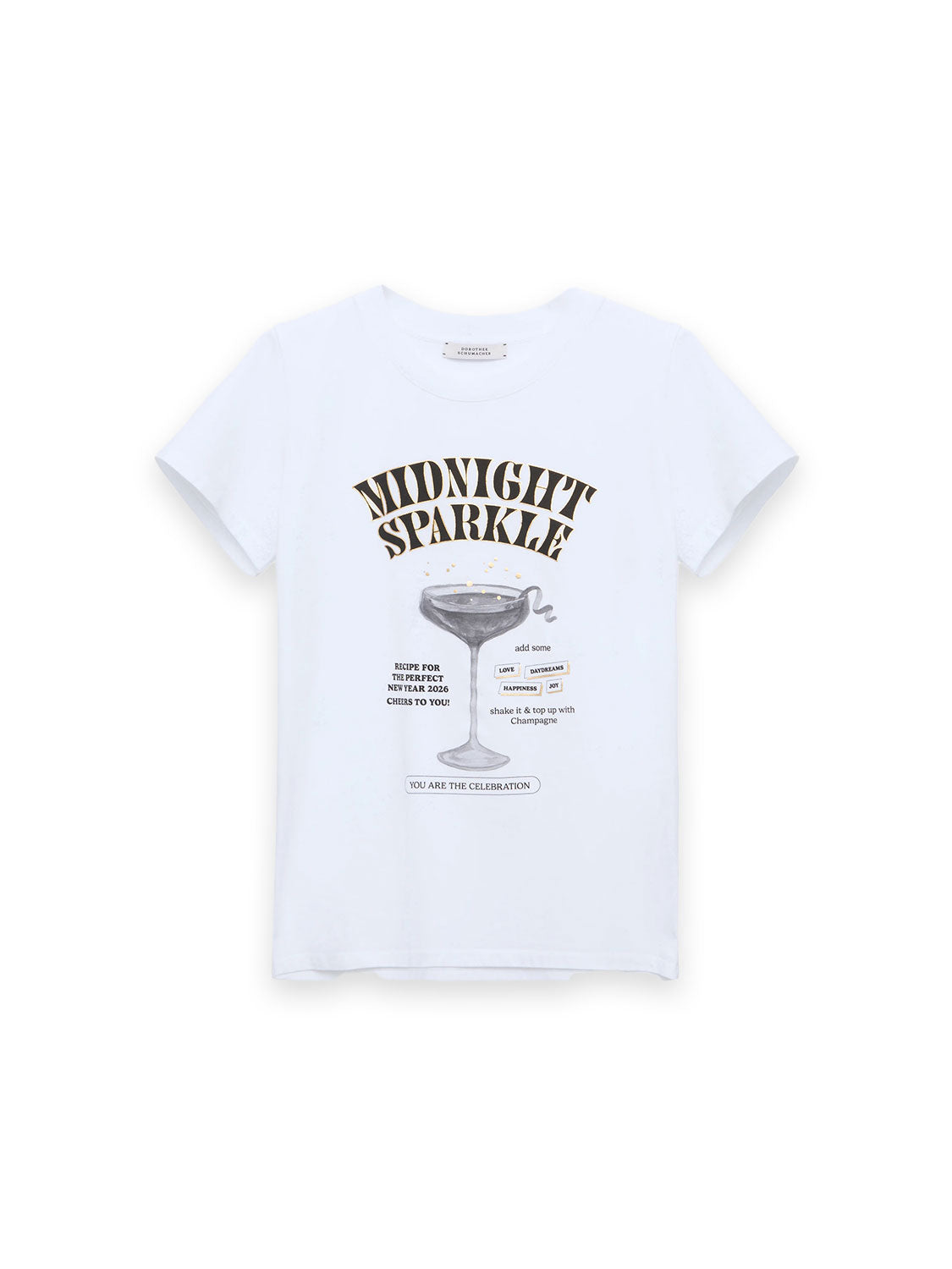 Midnight Sparkle – Rundhalsshirt mit Print