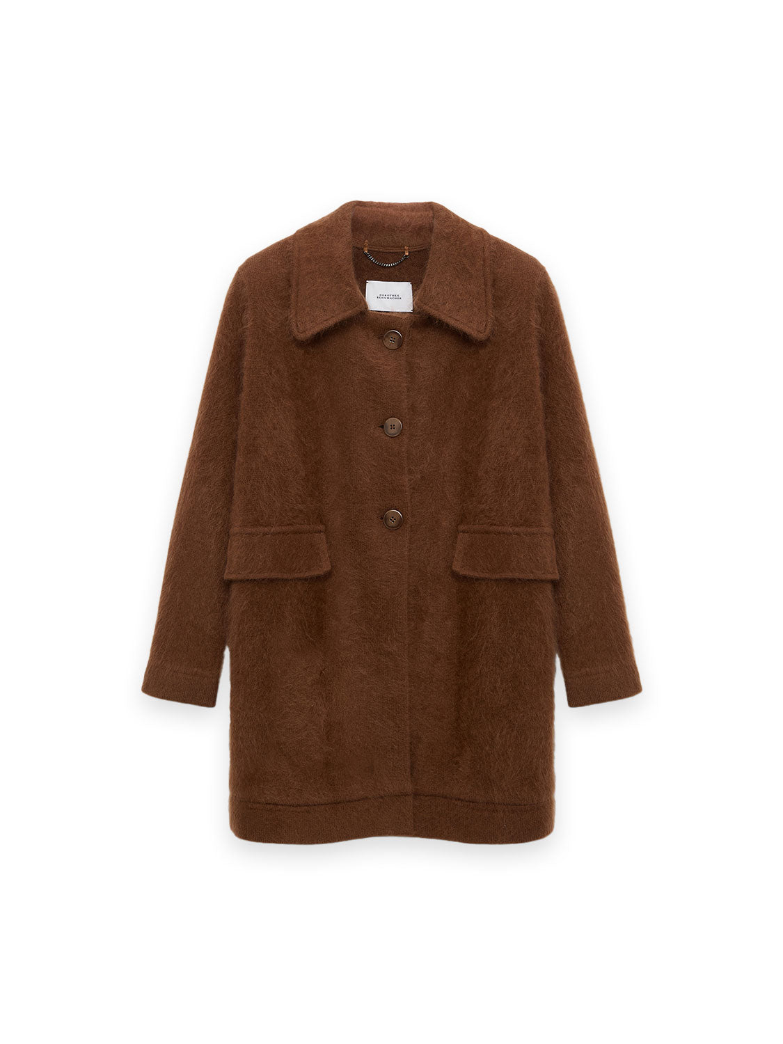 Fluffy Statements – Mantel aus Merino und Cashmere