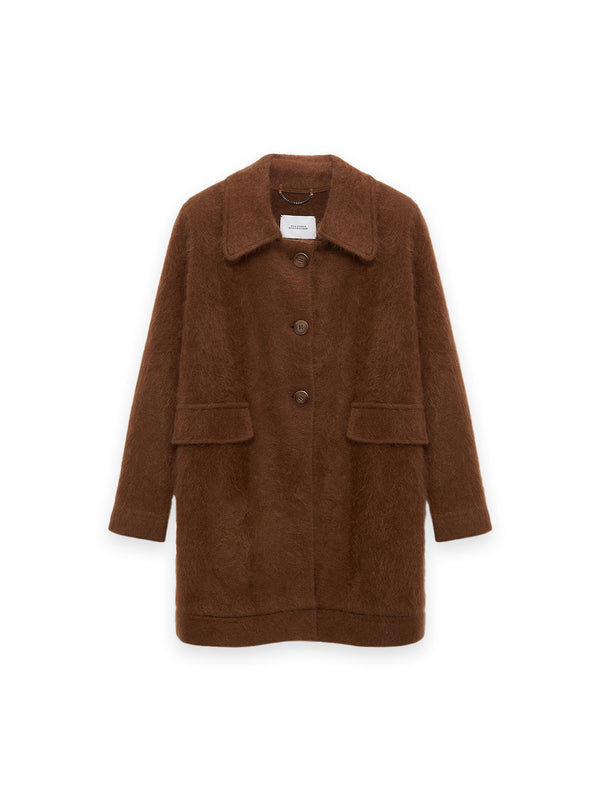 Fluffy Statements – Mantel aus Merino und Cashmere