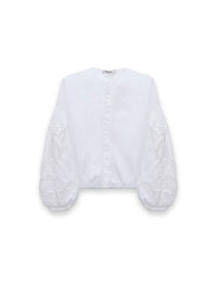 Embroidered - Florale Bluse