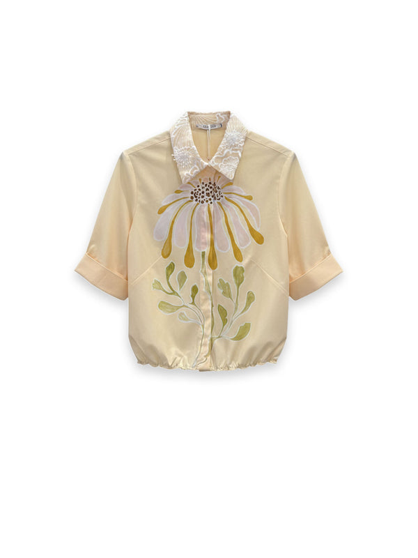 Floral - Bluse aus Baumwolle