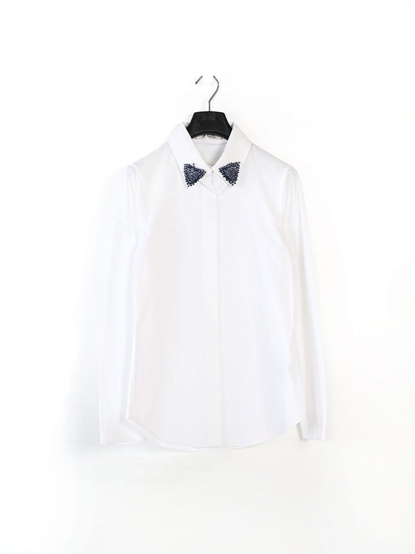 Pure Power – Hemd mit besticktem Kragen