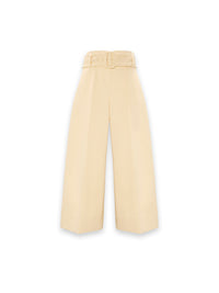 Modern - Hochtaillierte Culotte Pants aus Baumwolle