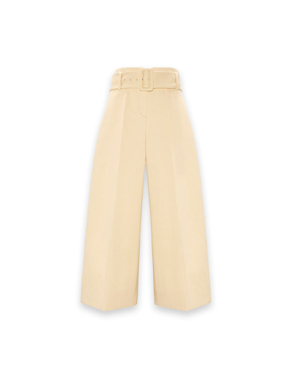 Modern - Hochtaillierte Culotte Pants aus Baumwolle