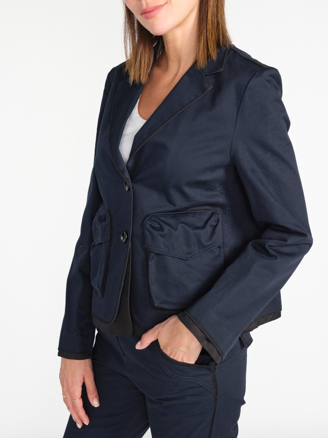 Perfect Match Jacket -  Kurzer Blazer aus Baumwolle