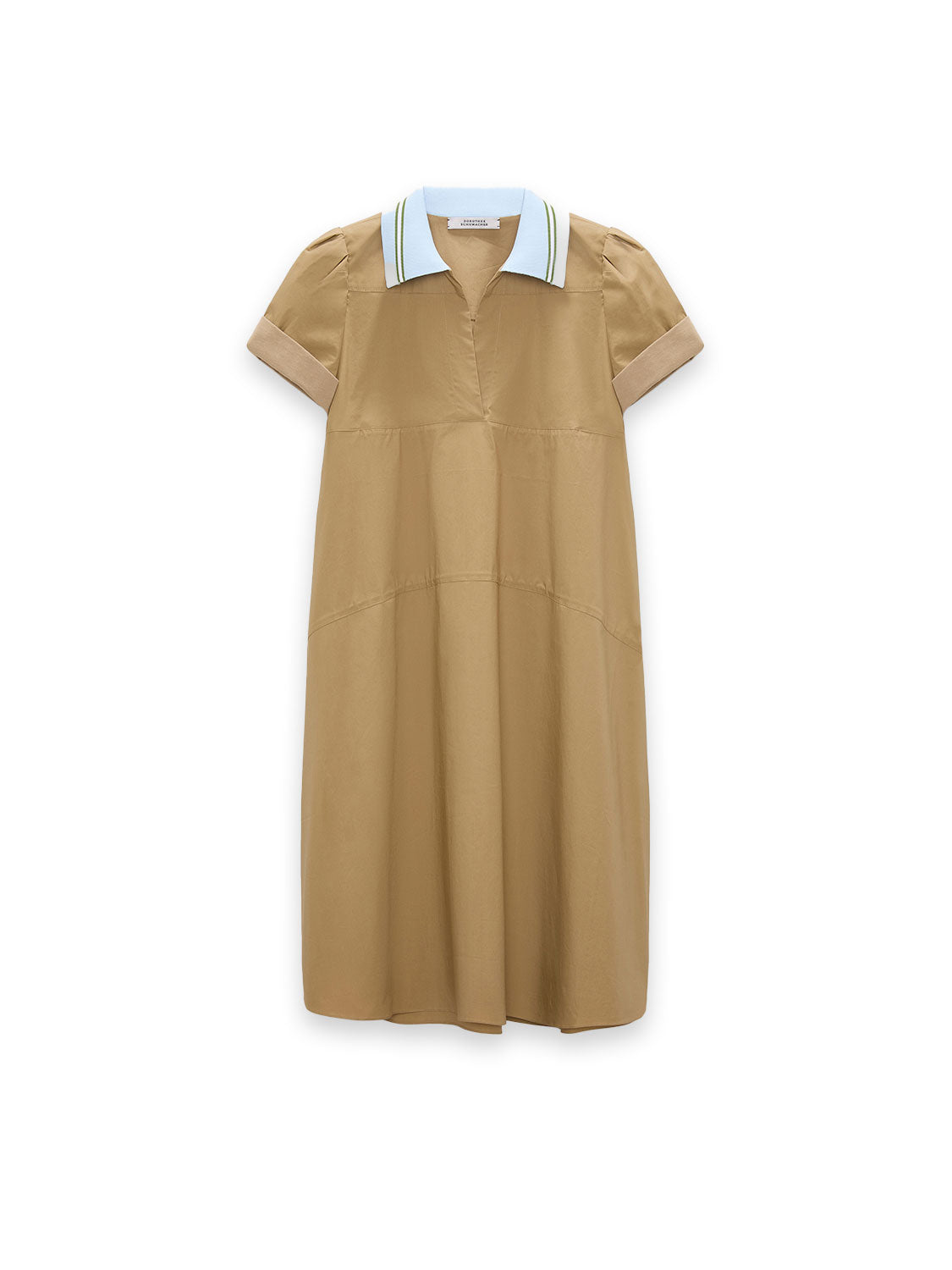 Poplin - Kurzes Polokleid aus Baumwoll-Popeline