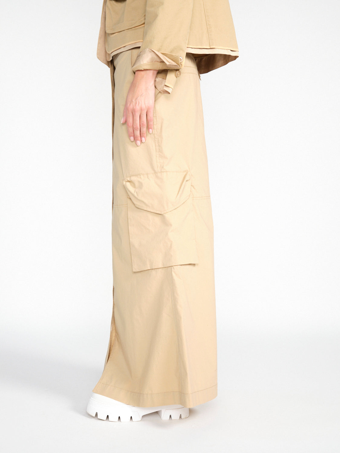 Poplin Power Rock  – Maxirock aus Baumwolle