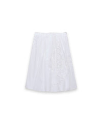 Embroidered - Floraler Rock aus Baumwolle