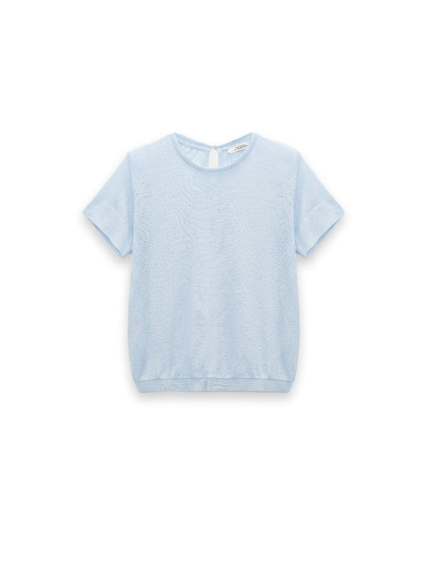 Natural - Shirt mit Strickbündchen