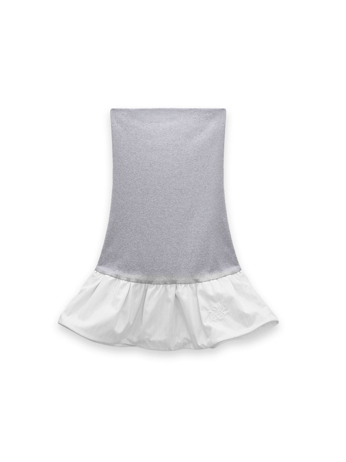 Ribbed - Kleid mit voluminösem Rock