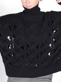 Alexa – Rollkragenpullover im Grob-Strick