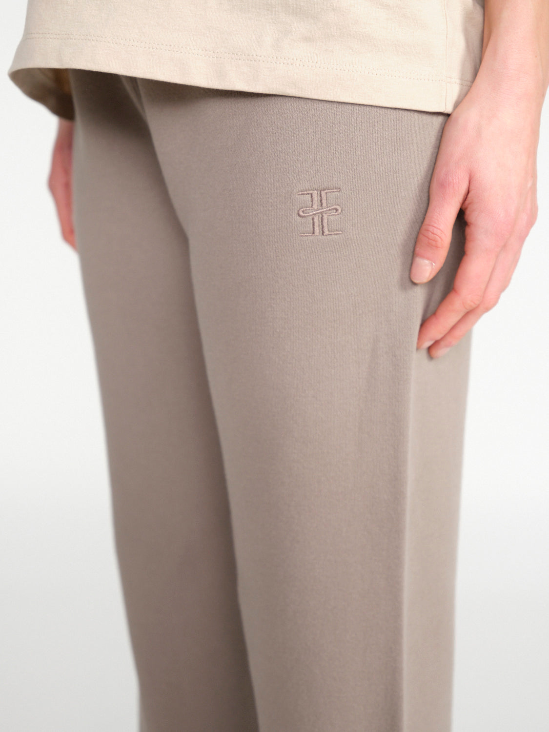 Straight-Leg Sweatpant aus Baumwolle 