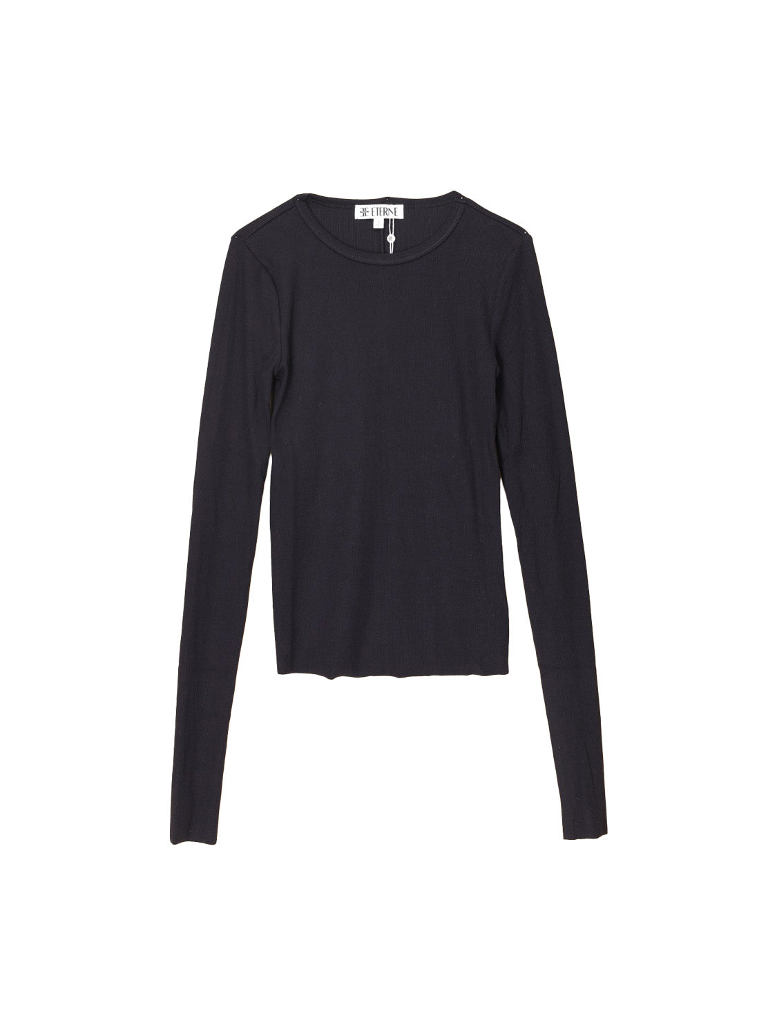 Longsleeve Shirt mit Rippenstrick 