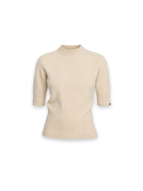 N°374 Lauren – kurzärmliger Pullover aus Cashmere
