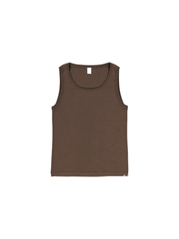 N°333 Singlet – Top aus Baumwoll-Cashmere-Mix