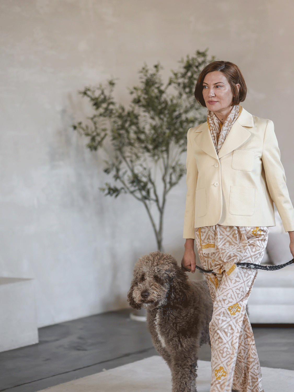 Hose Padme Graphic Muster Komfortbund