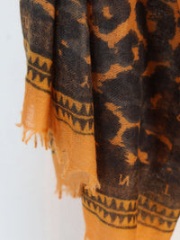 Felted Stole Print Cheetah – Schal mit Leoparden-Print