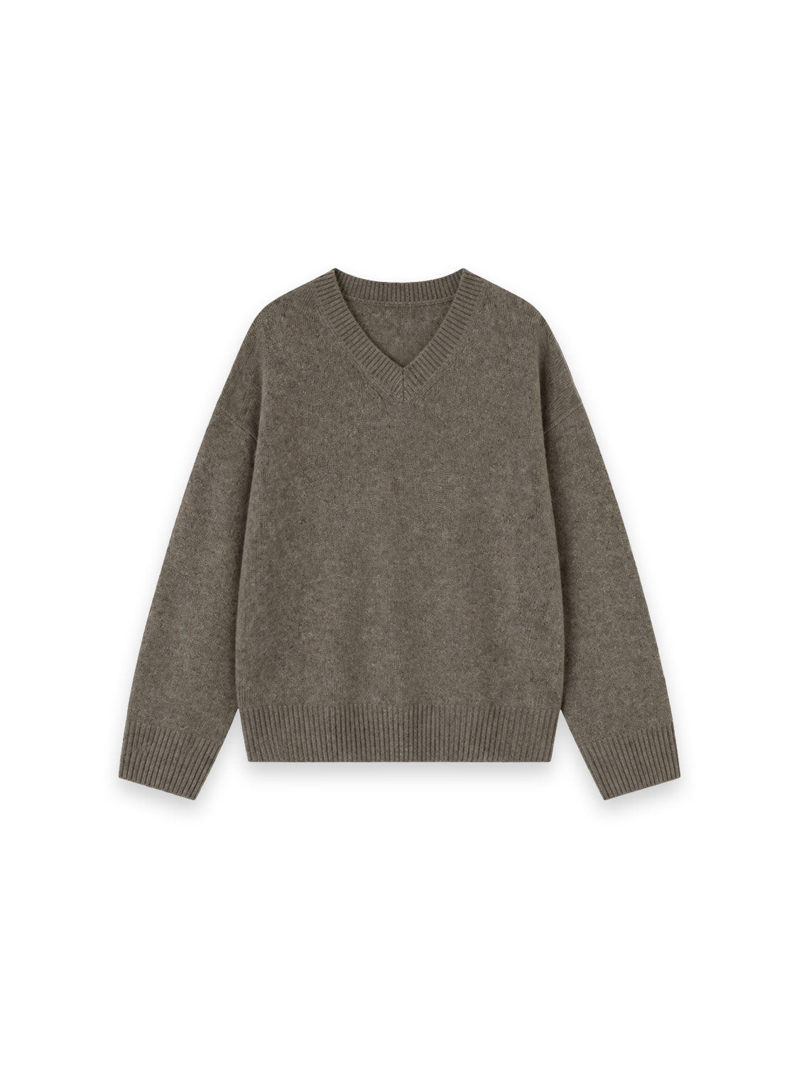 Strickpullover mit V-Ausschnitt
