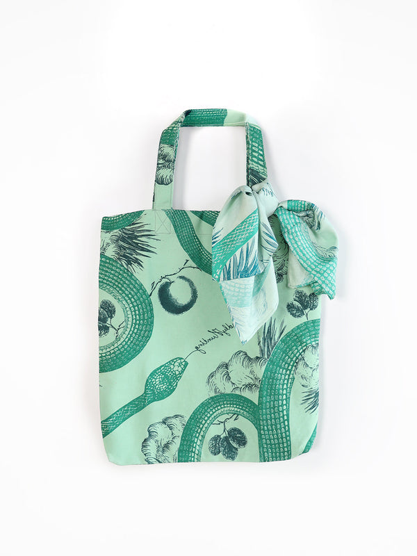 Jubiläumsset – Tasche mit dekorativem Seidenband