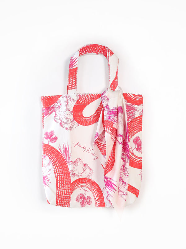 Jubiläumsset – Tasche mit dekorativem Seidenband