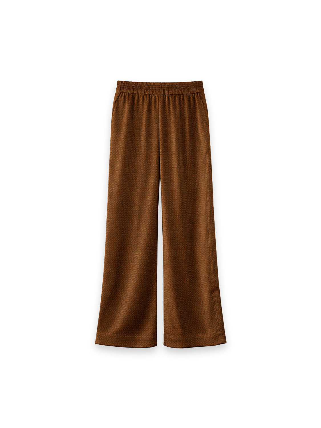 Weite Hose aus Seide