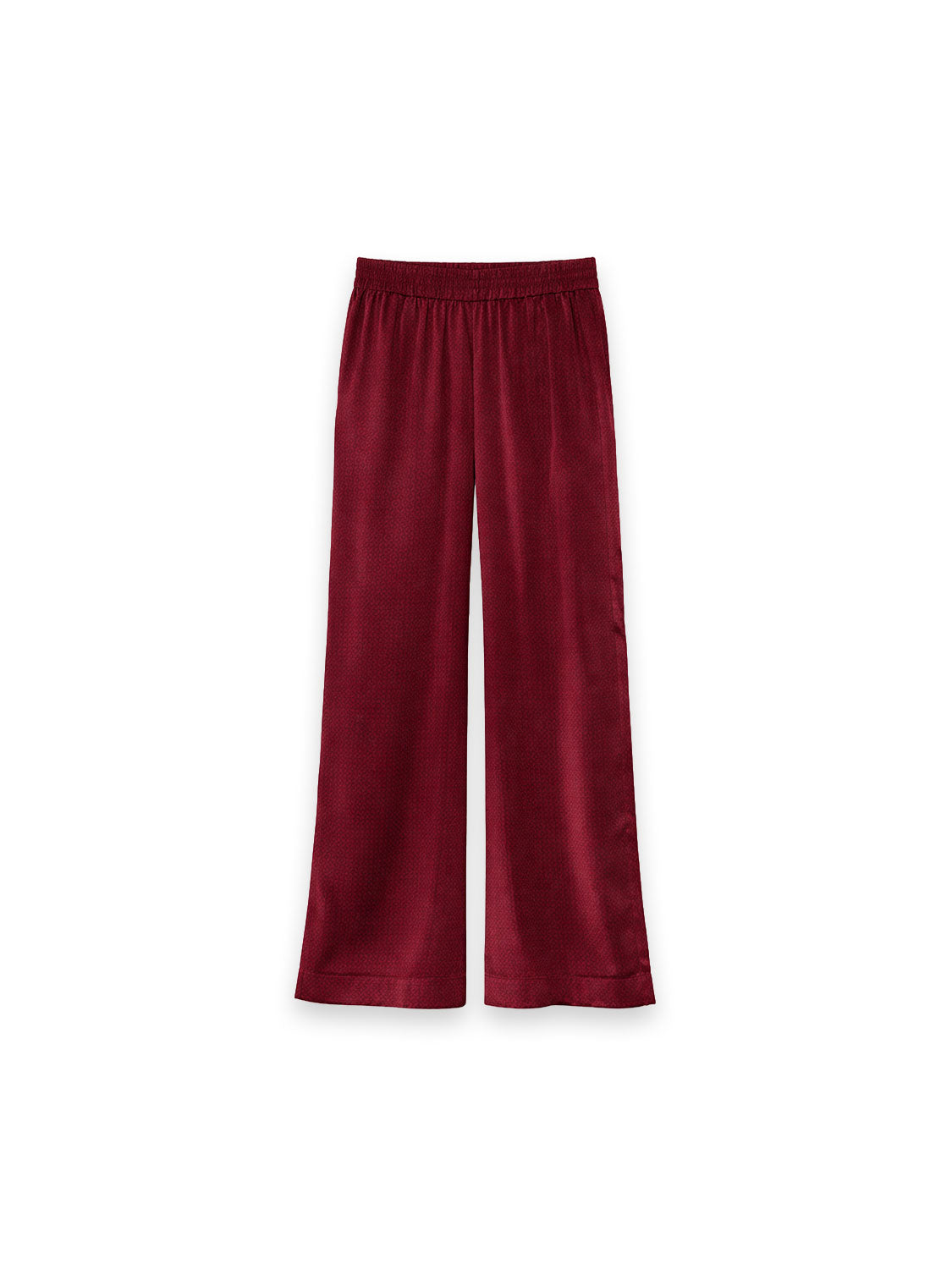 Weite Hose aus Seide