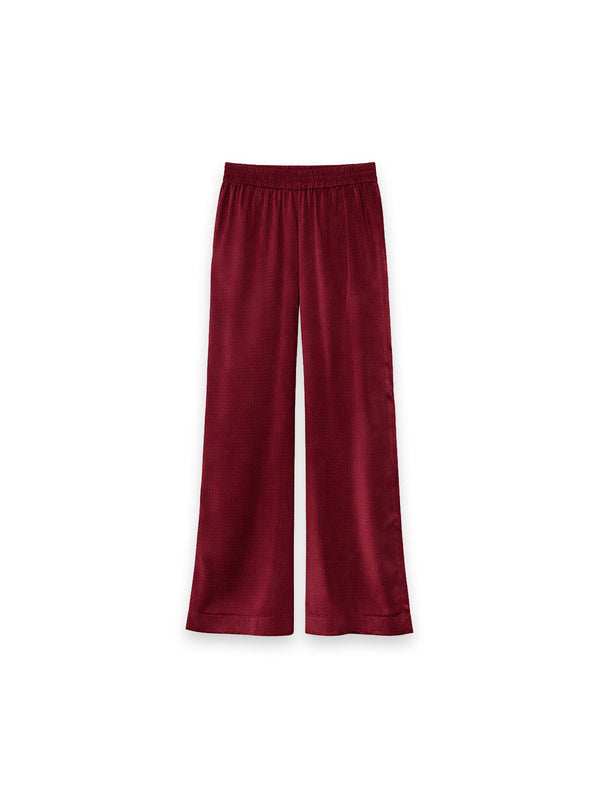 Weite Hose aus Seide