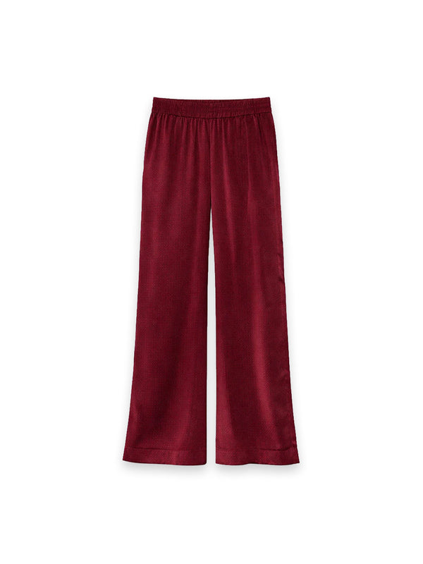 Weite Hose aus Seide