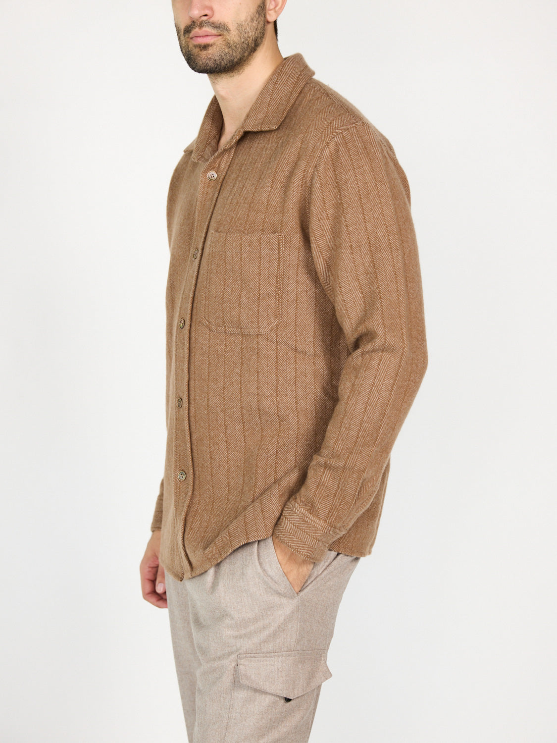 Jacke mit aufgesetzten Brusttaschen