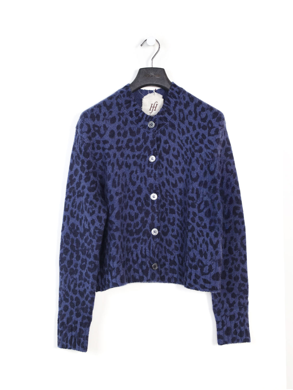 Strickjacke mit Leo-Muster