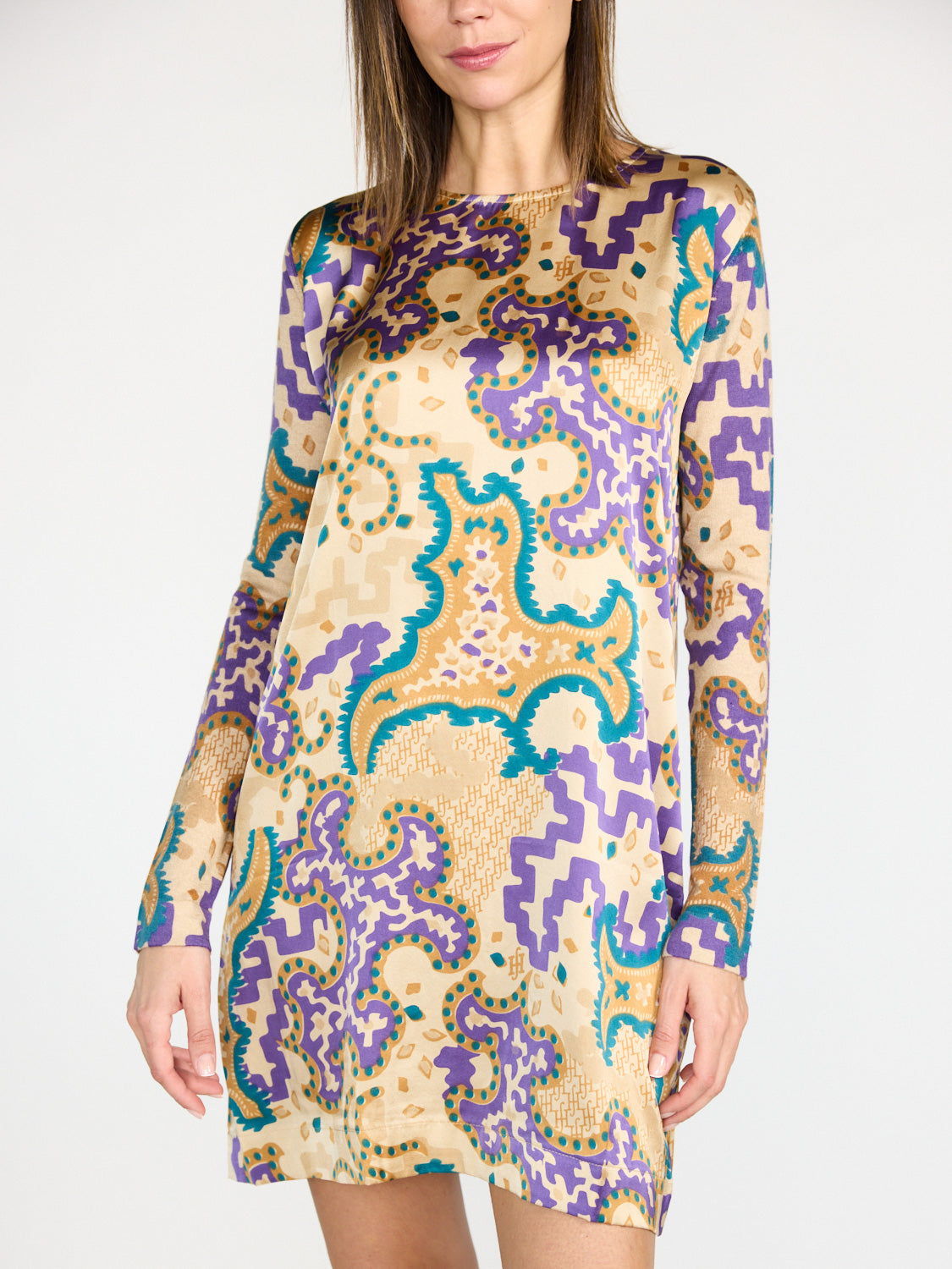 Langarmkleid mit Shirt-Ärmeln