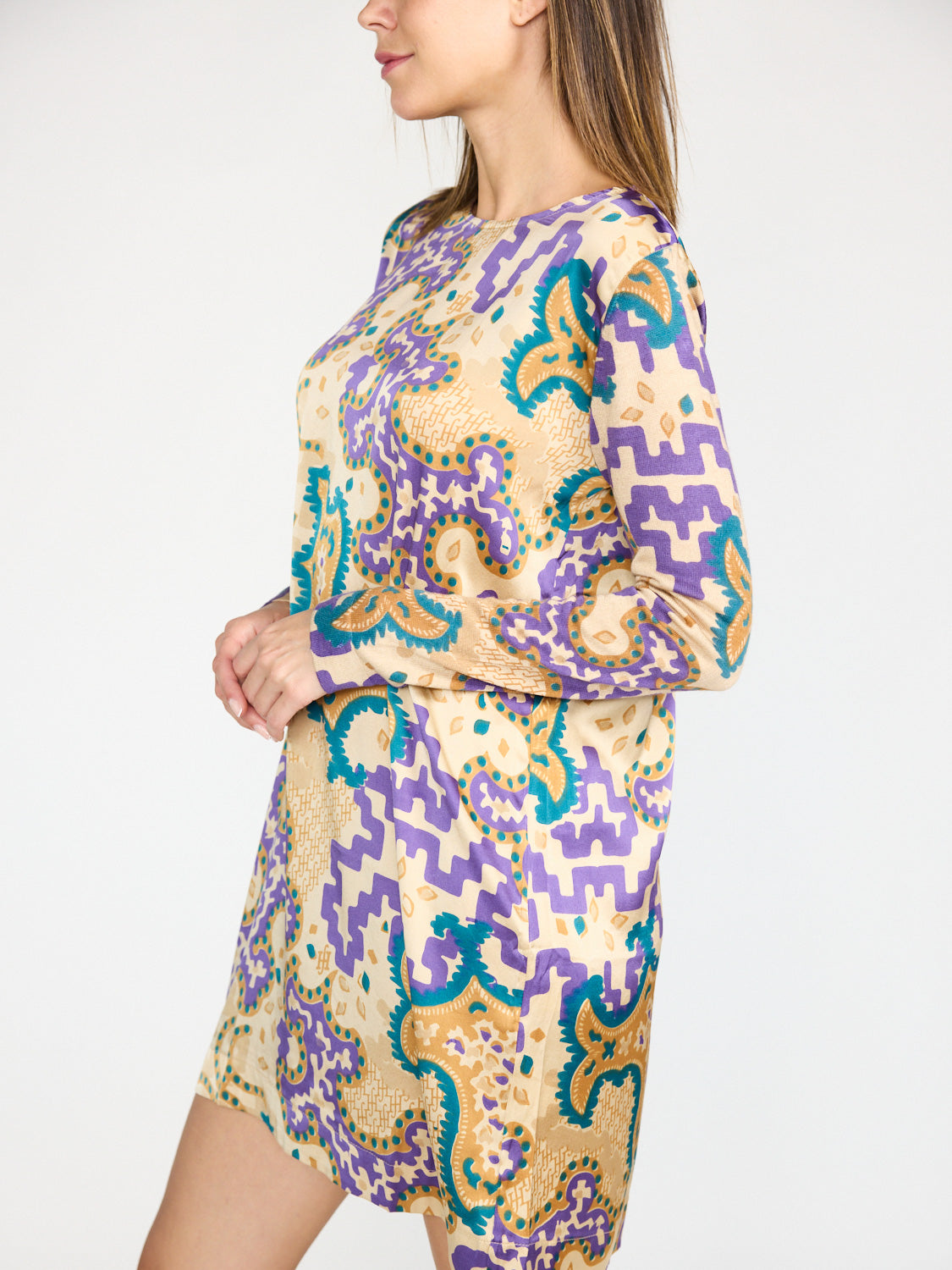 Langarmkleid mit Shirt-Ärmeln