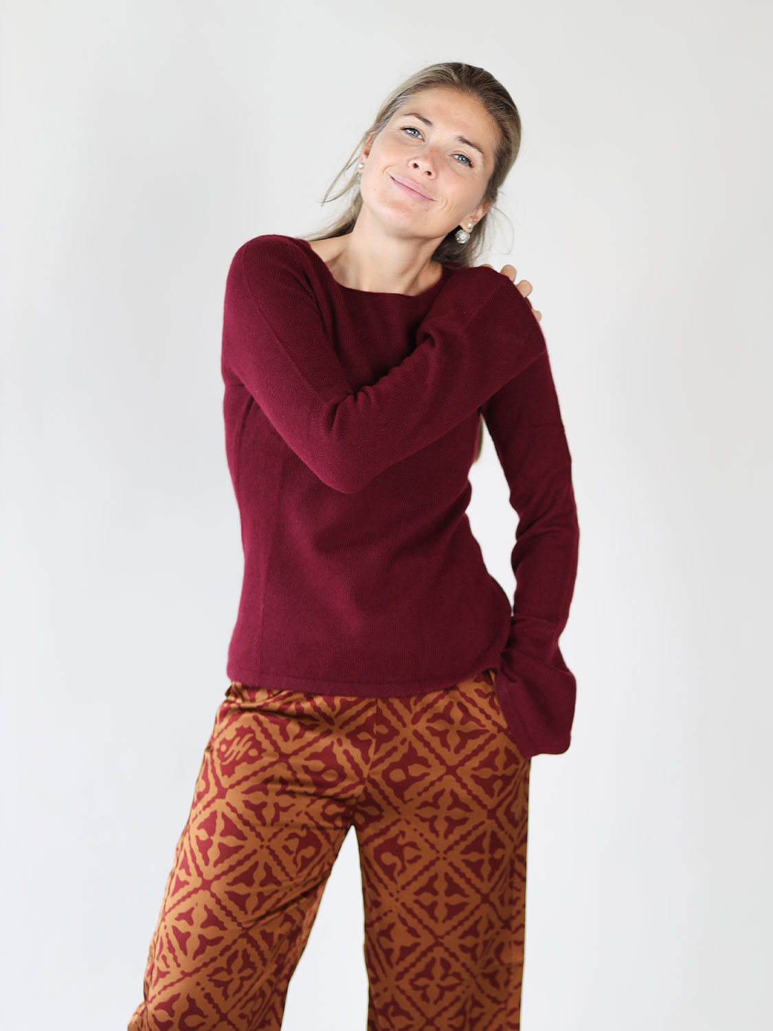 Pullover aus Marinowolle-Mix