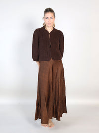 Strickjacke aus Cashmere-Seiden-Mix