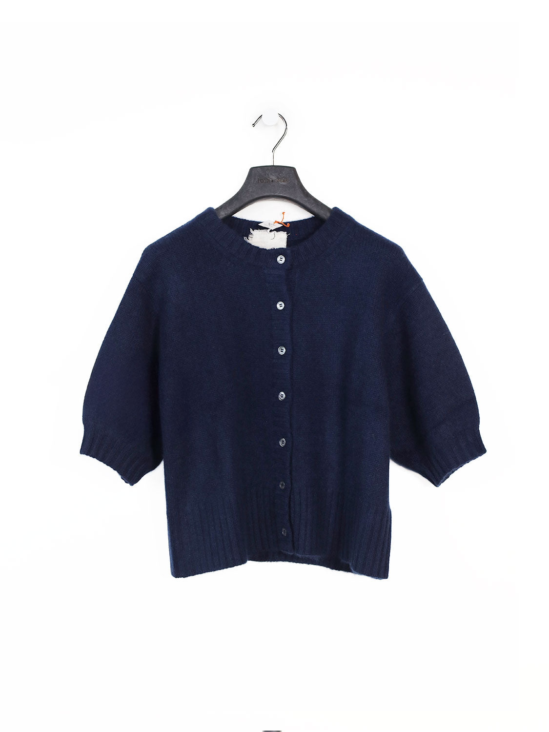 Strickjacke mit kurzen Ärmeln