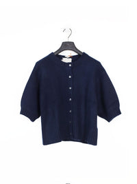 Strickjacke mit kurzen Ärmeln