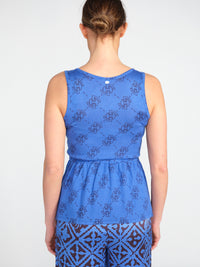 Libre Equipe – Top mit Schößen aus Seiden-Cashmere-Mix 